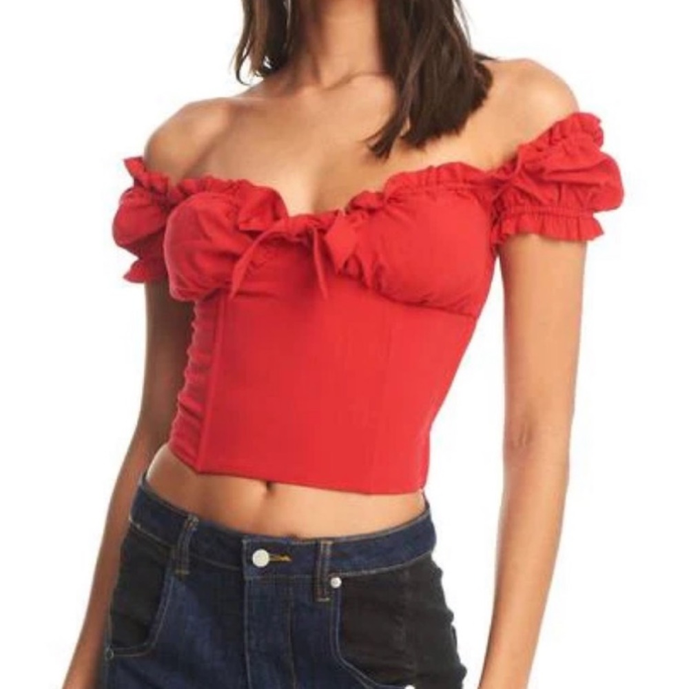 I.AM.GIA Naomi Red Top